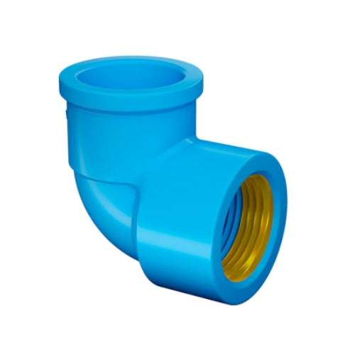 Joelho Azul de Redução 90º com Bucha de Latão 25mm x 1/2" Amanco